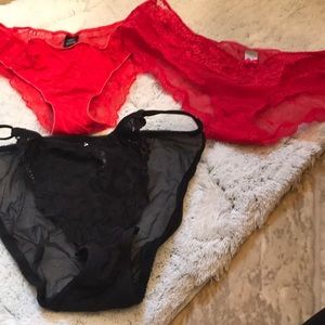 3 piece set Victoria Secret NEW panties Med.